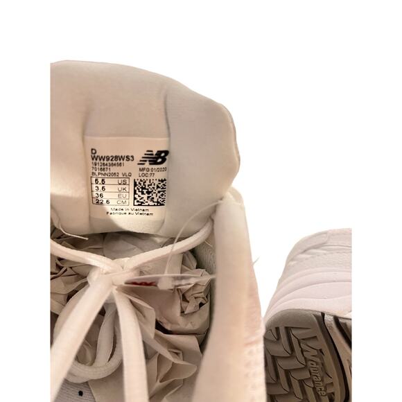 New Balance Marchi White Sneakers Size 5.5 - Picture 5 of 15